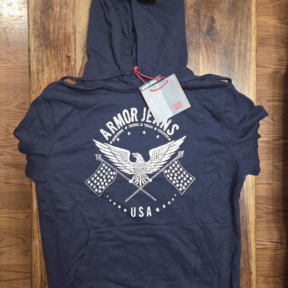 Armor Jeans USA Navy Blue Hoodie